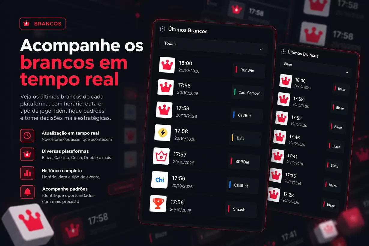 Captura da ferramenta: Últimos brancos
